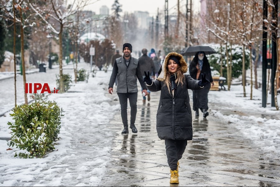   بارش اولین برف زمستانی در تهران