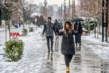   بارش اولین برف زمستانی در تهران