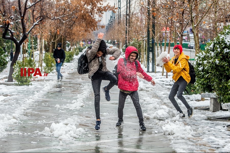   بارش اولین برف زمستانی در تهران