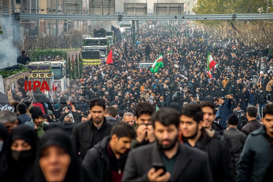   تشییع پیکر ۲۰۰ شهید گمنام دفاع مقدس - تهران