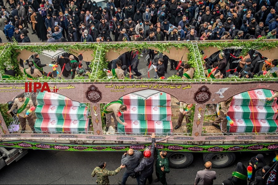   تشییع پیکر ۲۰۰ شهید گمنام دفاع مقدس - تهران