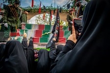   تشییع پیکر ۲۰۰ شهید گمنام دفاع مقدس - تهران