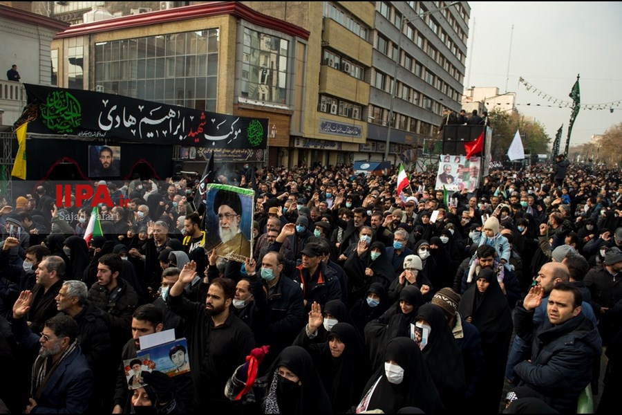   تشییع پیکر ۲۰۰ شهید گمنام دفاع مقدس - تهران