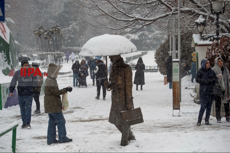   تهران زیر برف 