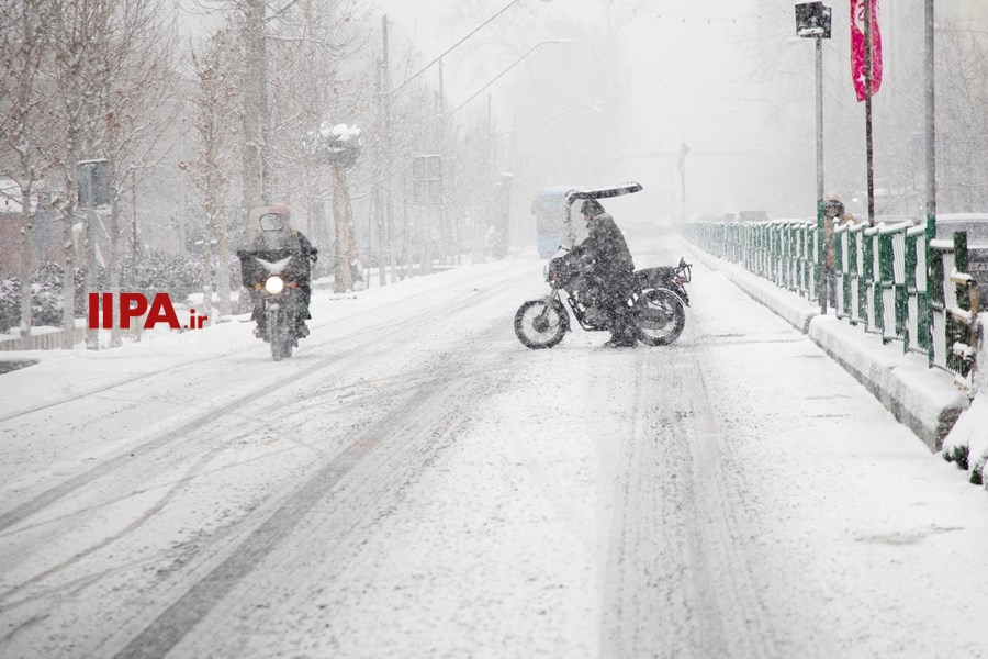   تهران زیر برف 