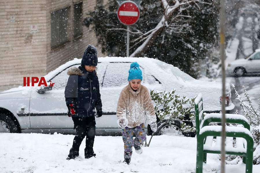   تهران زیر برف 