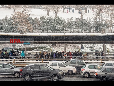 تهران زیر برف 2