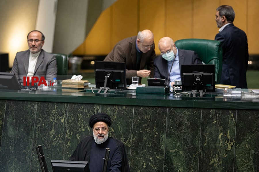   صحن علنی مجلس با حضور رییس جمهور