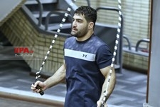   تمرین تیم ملی کشتی آزاد