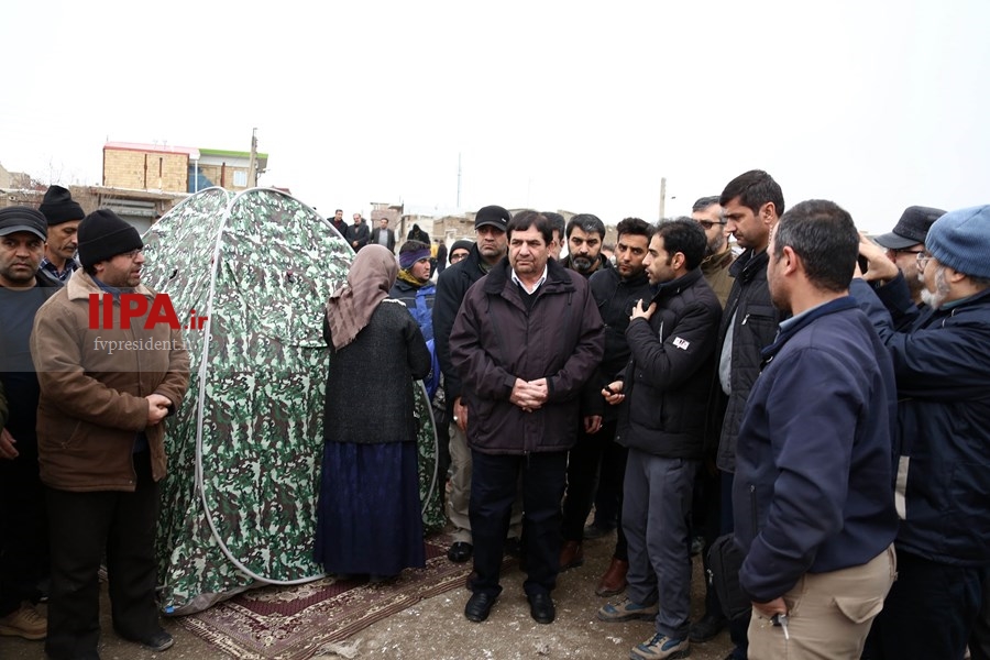   بازدید معاون اول ریاست جمهوری از مناطق زلزله زده خوی