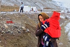   امداد رسانی در ارتفاعات صعب العبور روستاهای خوی