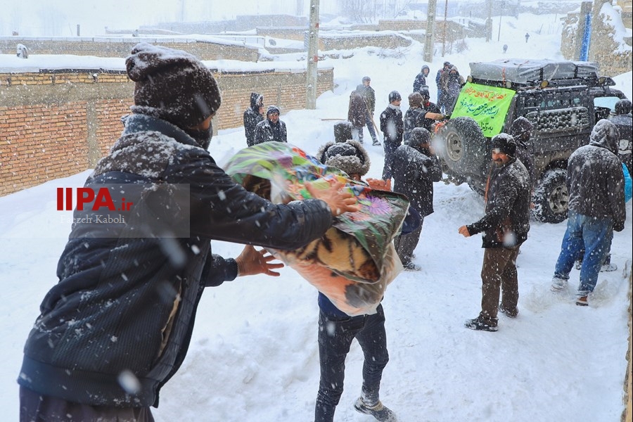   امداد رسانی در ارتفاعات صعب العبور روستاهای خوی