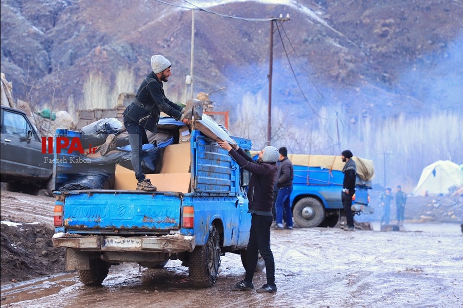   امداد رسانی در ارتفاعات صعب العبور روستاهای خوی