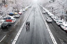   بارش برف در تهران