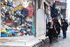   بارش برف در تهران