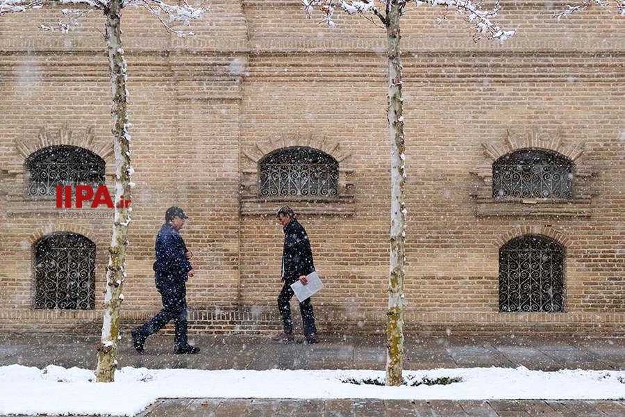   بارش برف در تهران