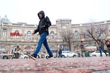   بارش برف در تهران
