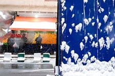   بارش برف در تهران