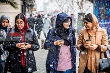   بارش برف در تهران 2