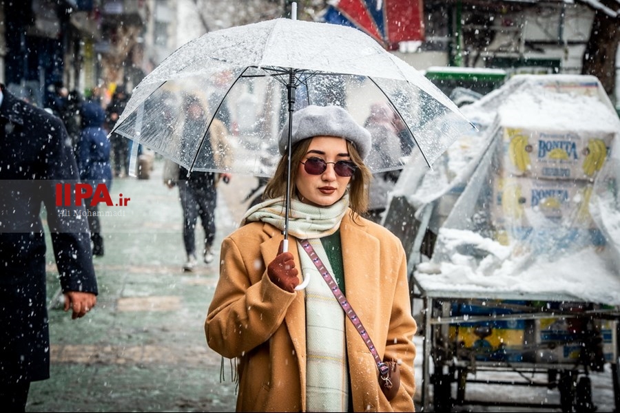   بارش برف در تهران 2