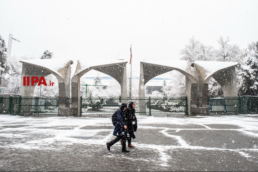   بارش برف در تهران 2