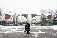   بارش برف در تهران 2