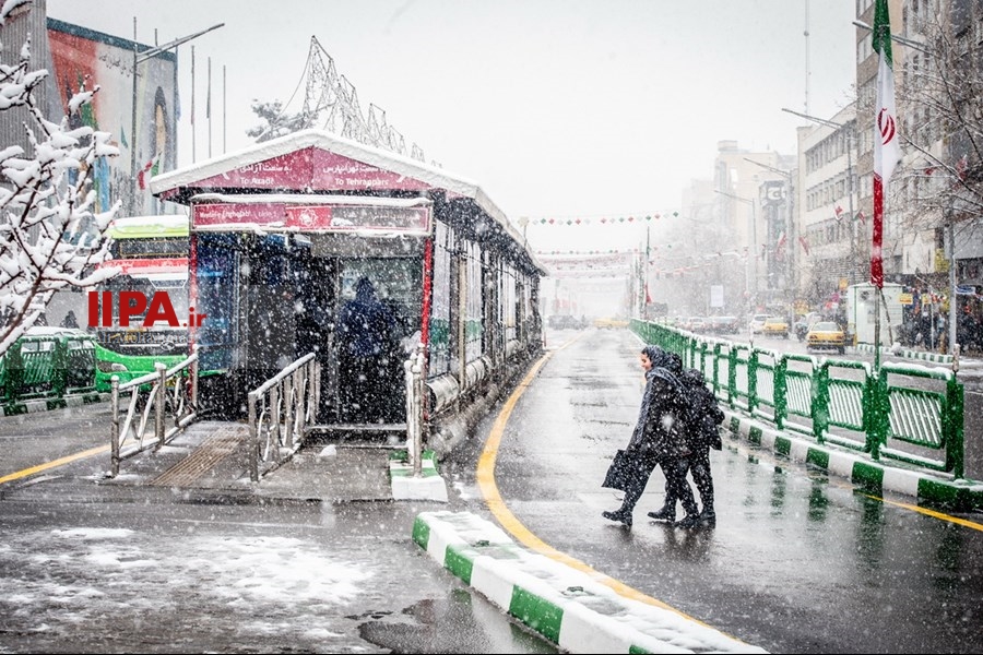  بارش برف در تهران 2
