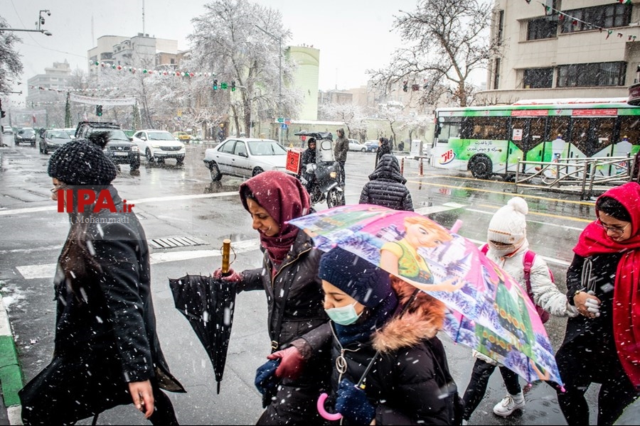   بارش برف در تهران 2