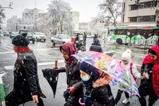   بارش برف در تهران 2