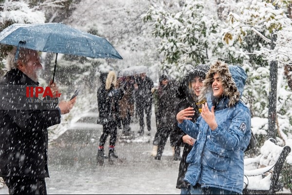 بارش برف در تهران 2