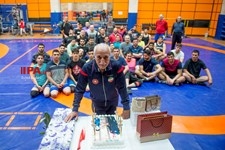   جشن تولد منصور برزگر کشتی گیر پیشکسوت