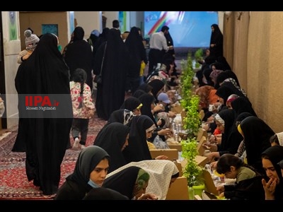 مراسم افطاری در حرم مطهر حضرت عبدالعظیم حسنی(ع)