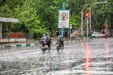   بارش باران بهاری در تهران