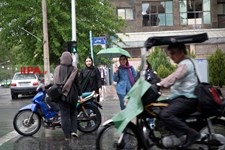   بارش باران بهاری در تهران