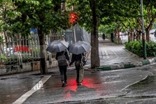   بارش باران بهاری در تهران