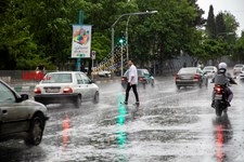   بارش باران بهاری در تهران