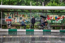   بارش باران بهاری در تهران