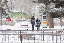   بارش برف پاییزی در مشهد