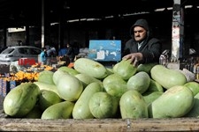   بازار تره بار تهران در آستانه شب یلده 