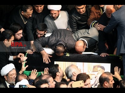 وداع با آیت الله هاشمی رفسنجانی در حسینیه جماران -2