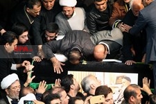   وداع با ایت الله هاشمی رفسنجانی در حسینیه جماران -2