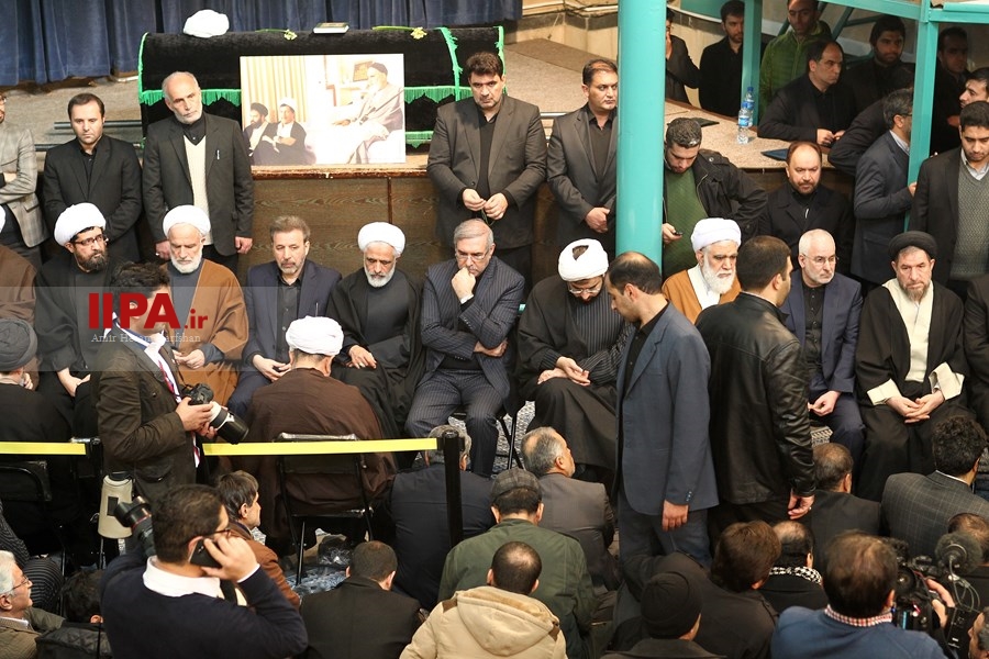   وداع با ایت الله هاشمی رفسنجانی در حسینیه جماران -2