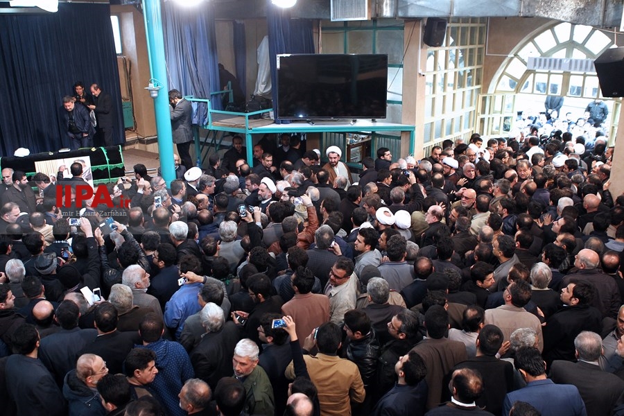   وداع با ایت الله هاشمی رفسنجانی در حسینیه جماران -2