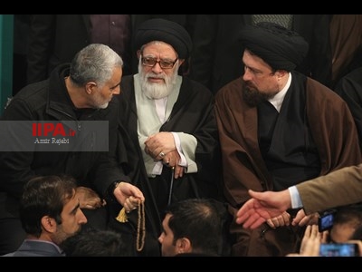 وداع با ایت الله هاشمی رفسنجانی در حسینیه جماران -3