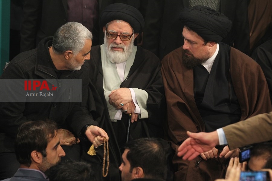   وداع با ایت الله هاشمی رفسنجانی در حسینیه جماران -3