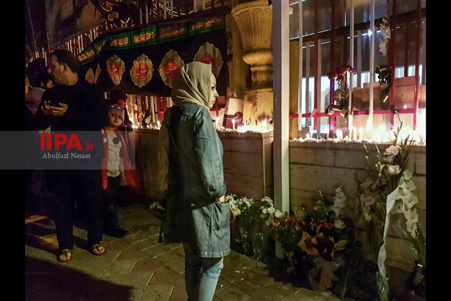   ادای احترام مردم ایران به شهدای آتش نشان ساختمان پلاسکو