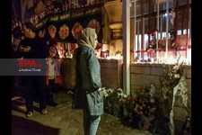   ادای احترام مردم ایران به شهدای آتش نشان ساختمان پلاسکو