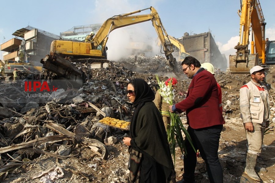  عملیات امداد و نجات ساختمان پلاسکو روز چهارم -2