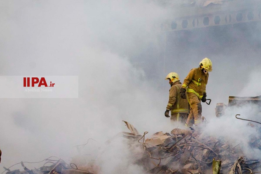   پنجمین روز عملیات امداد و نجات حادثه ساختمان پلاسکو