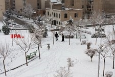   بارش برف زمستانی در تهران 